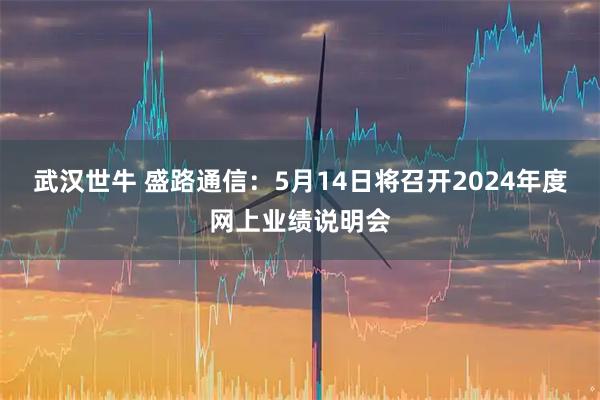武汉世牛 盛路通信：5月14日将召开2024年度网上业绩说明会