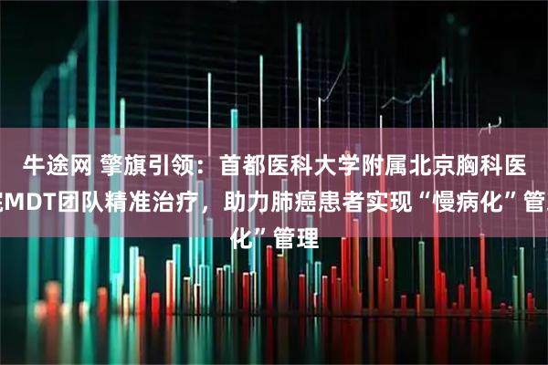 牛途网 擎旗引领：首都医科大学附属北京胸科医院MDT团队精准治疗，助力肺癌患者实现“慢病化”管理