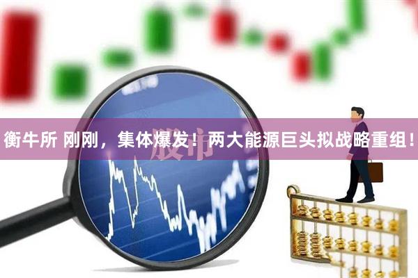 衡牛所 刚刚，集体爆发！两大能源巨头拟战略重组！