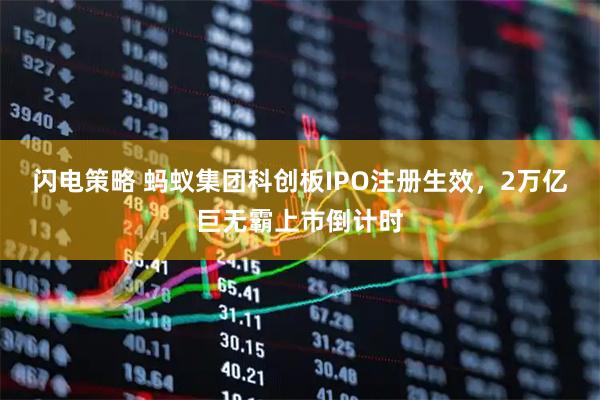 闪电策略 蚂蚁集团科创板IPO注册生效，2万亿巨无霸上市倒计时